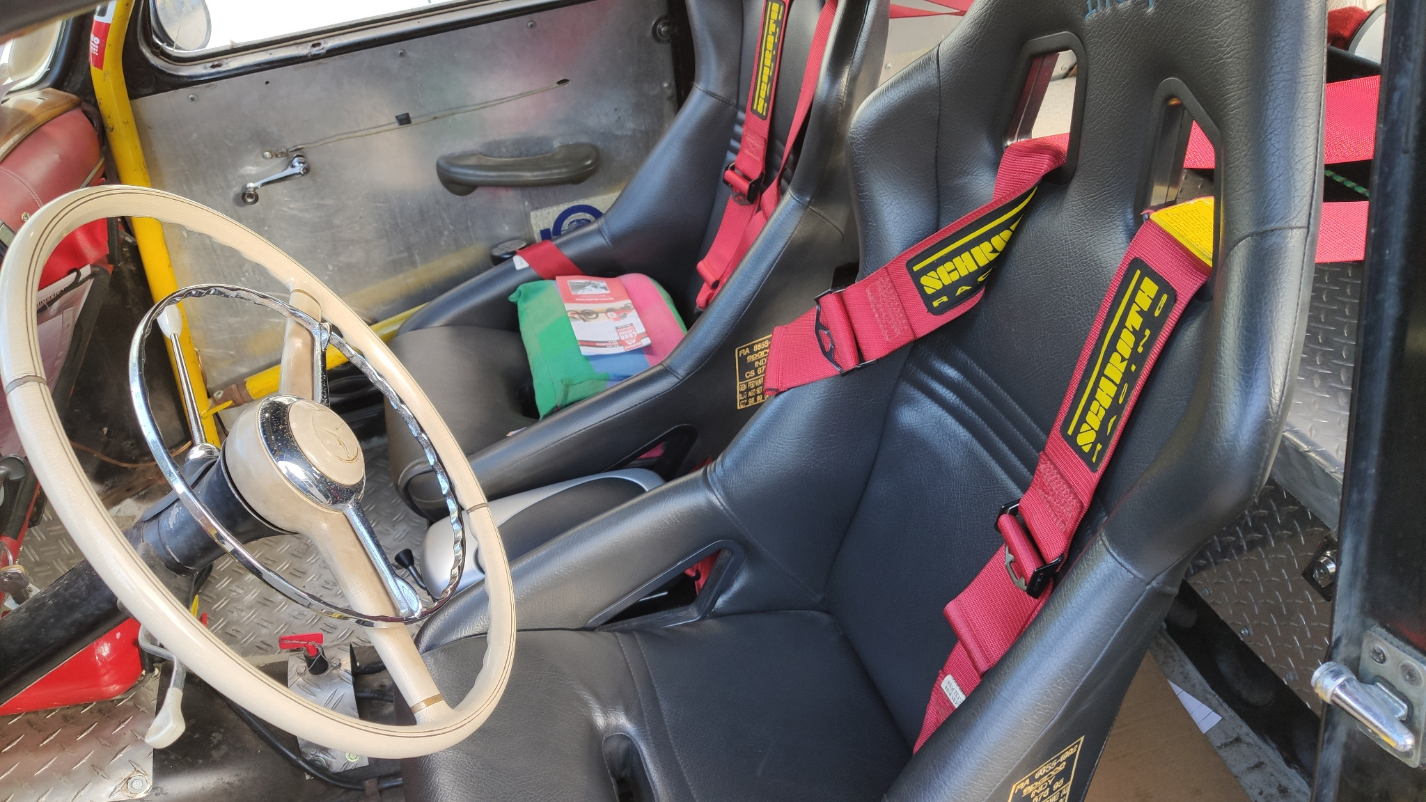Rallye-Innenraum
