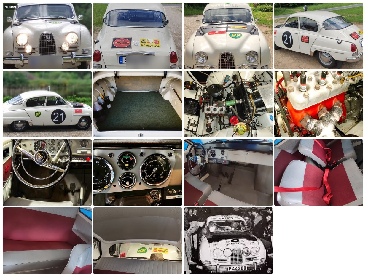 Saab 96 Collage